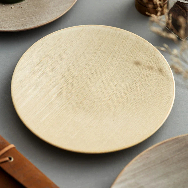 Grande Assiette Porcelaine Plate Créative – Style Occidental pour Hôtel & Restaurant