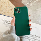 Coque Silicone Liquide Couleur Unie pour iPhone - Protection Premium