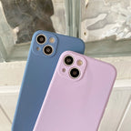 Coque Silicone Liquide Couleur Unie pour iPhone - Protection Premium
