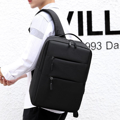 Premium Business Backpack — Nylon, USB Port, 13.3" Compatible