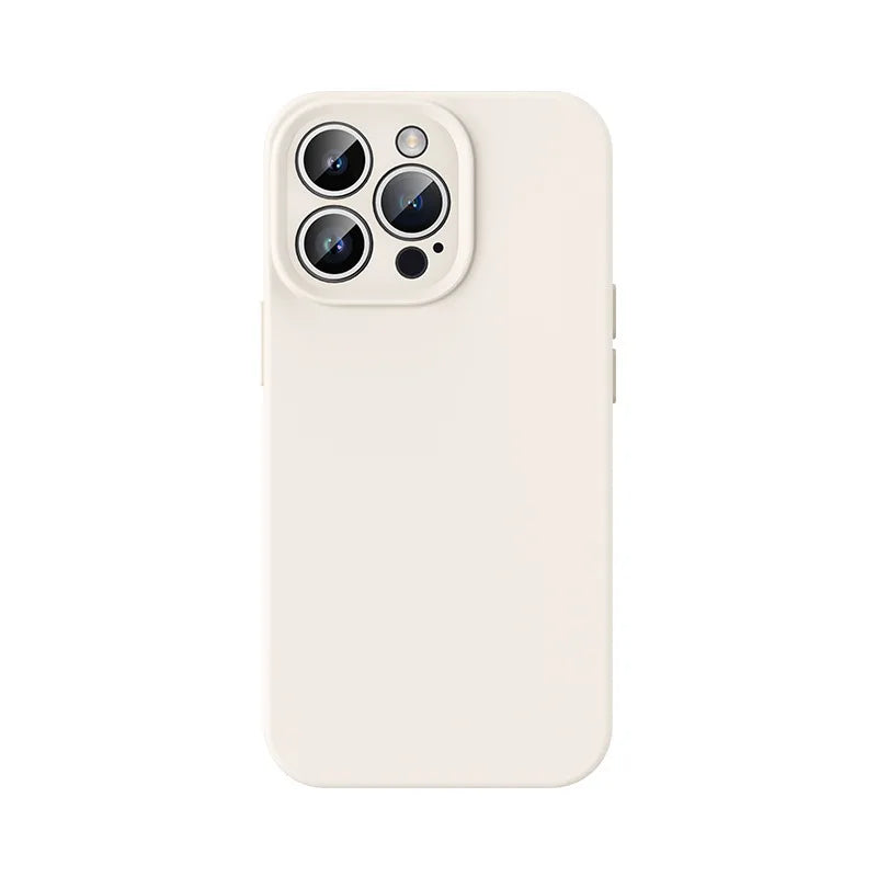 Coque Silicone Liquide Couleur Unie pour iPhone - Protection Premium