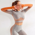 Vêtements de gym pour femmes à manches longues