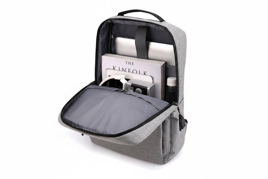 Premium Business Backpack — Nylon, USB Port, 13.3" Compatible