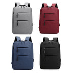 Premium Business Backpack — Nylon, USB Port, 13.3" Compatible