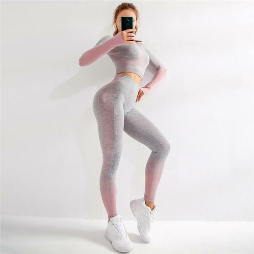 Vêtements de gym pour femmes à manches longues