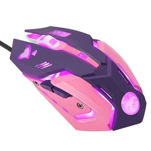 Souris Gaming Filaire USB Ergonomique - 6 Boutons 2400 DPI Noire