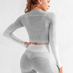 Vêtements de gym pour femmes à manches longues