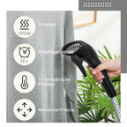 Défroisseur vapeur vertical défroisseur à vêtements 1,4 L 1950 W débit vapeur 30g/min tige telescopique noir