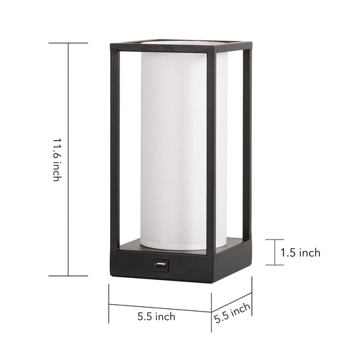 Hokkaido Table Lampe avec chargeur de téléphone