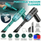 Aspirateur Portable Rechargeable Cyclonique – 5 kPa, Batterie 2000mAh, Sans Fil USB