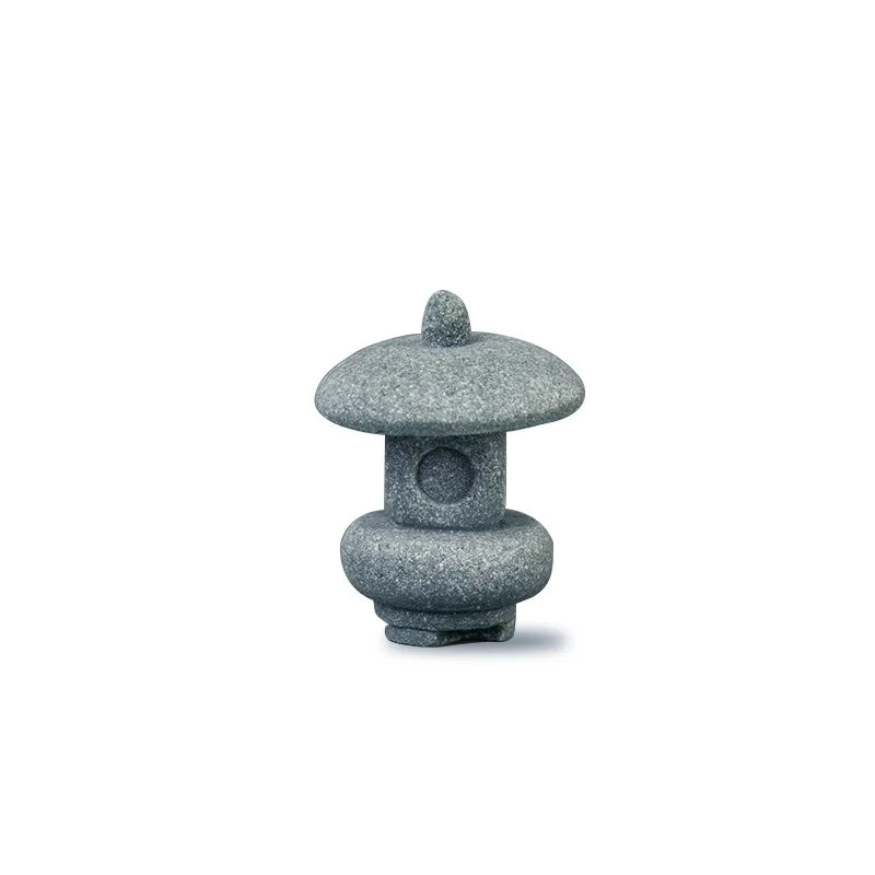 Mini Décoration Zen en Pierre – Paysage Miniature Style Antique, Idéal Bureau & Cérémonie du Thé