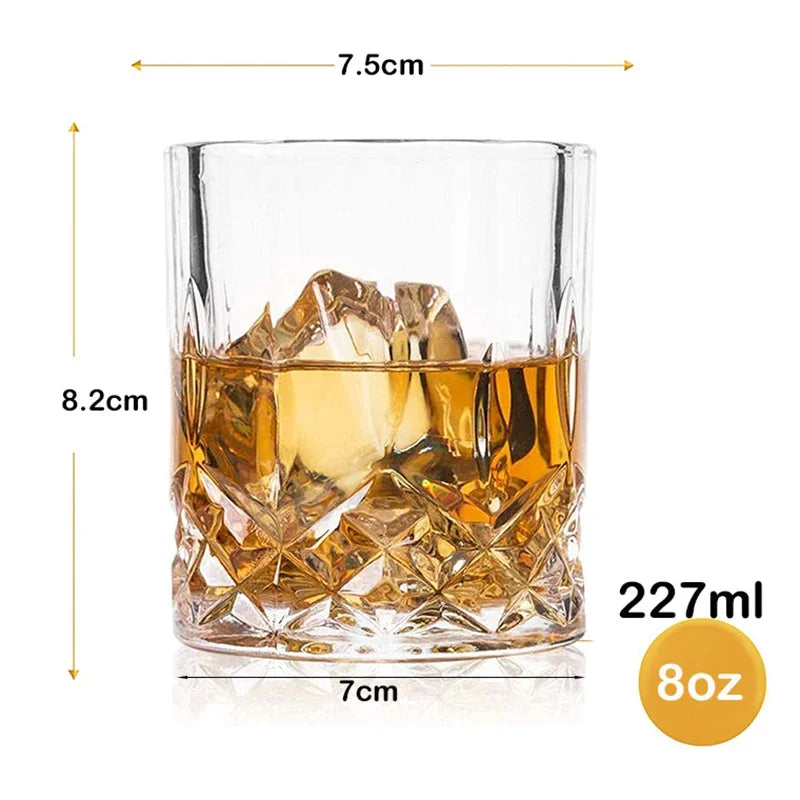 Verre à Whisky Premium - Verrerie Élégante pour Cocktails et Spiritueux