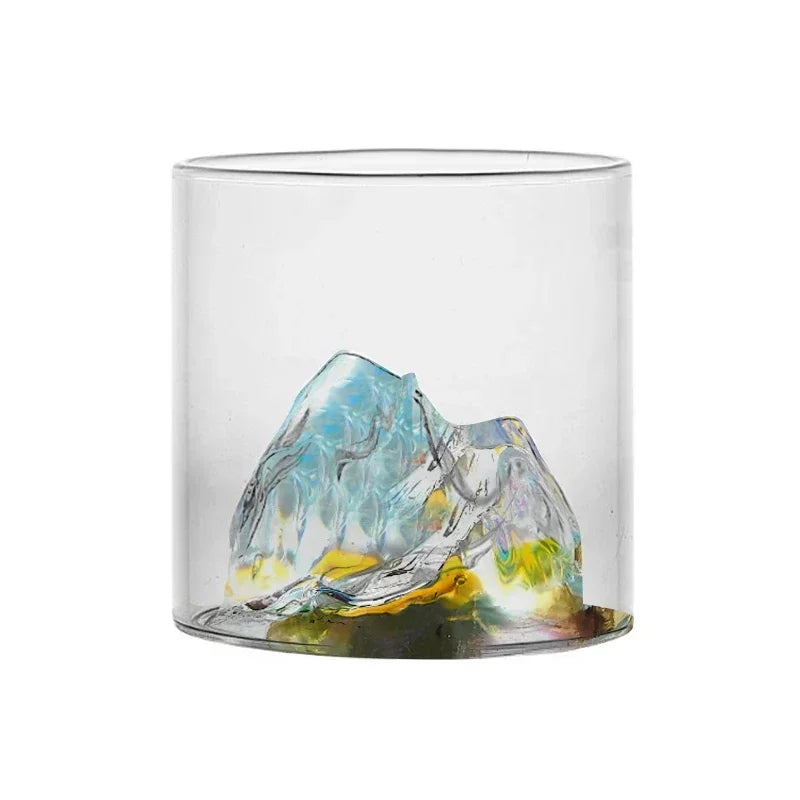 Verres à whisky Mont Fuji 3D - Set de 1 à 8 verres relief montagne 170ml