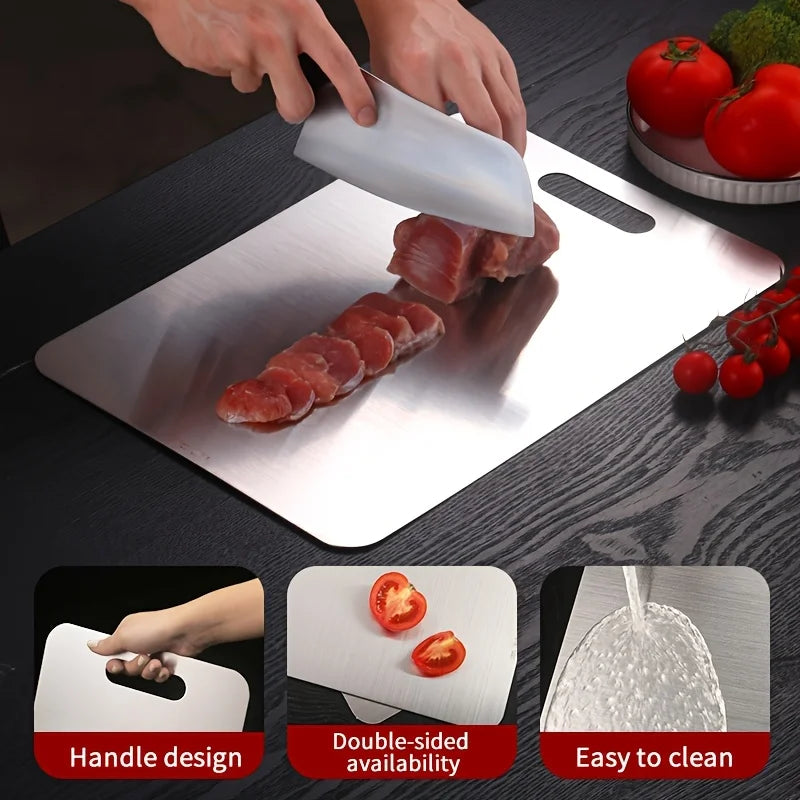 Planche à Découper Double Face Épaissie 34×23cm - Qualité Alimentaire Antibactérienne