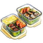 Boîte à Lunch Hermétique en Verre | Meal Prep Premium & Conservation