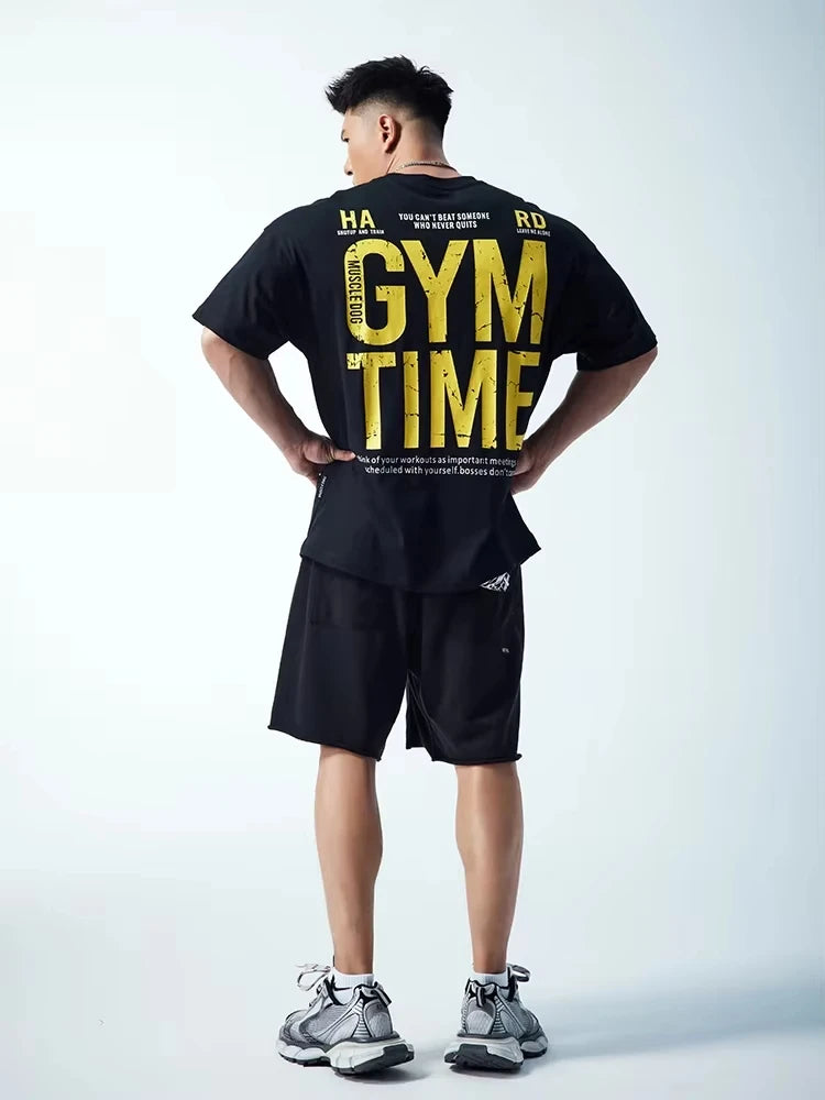 T-Shirt Fitness Homme Muscle Dog - Coupe Ample Respirant