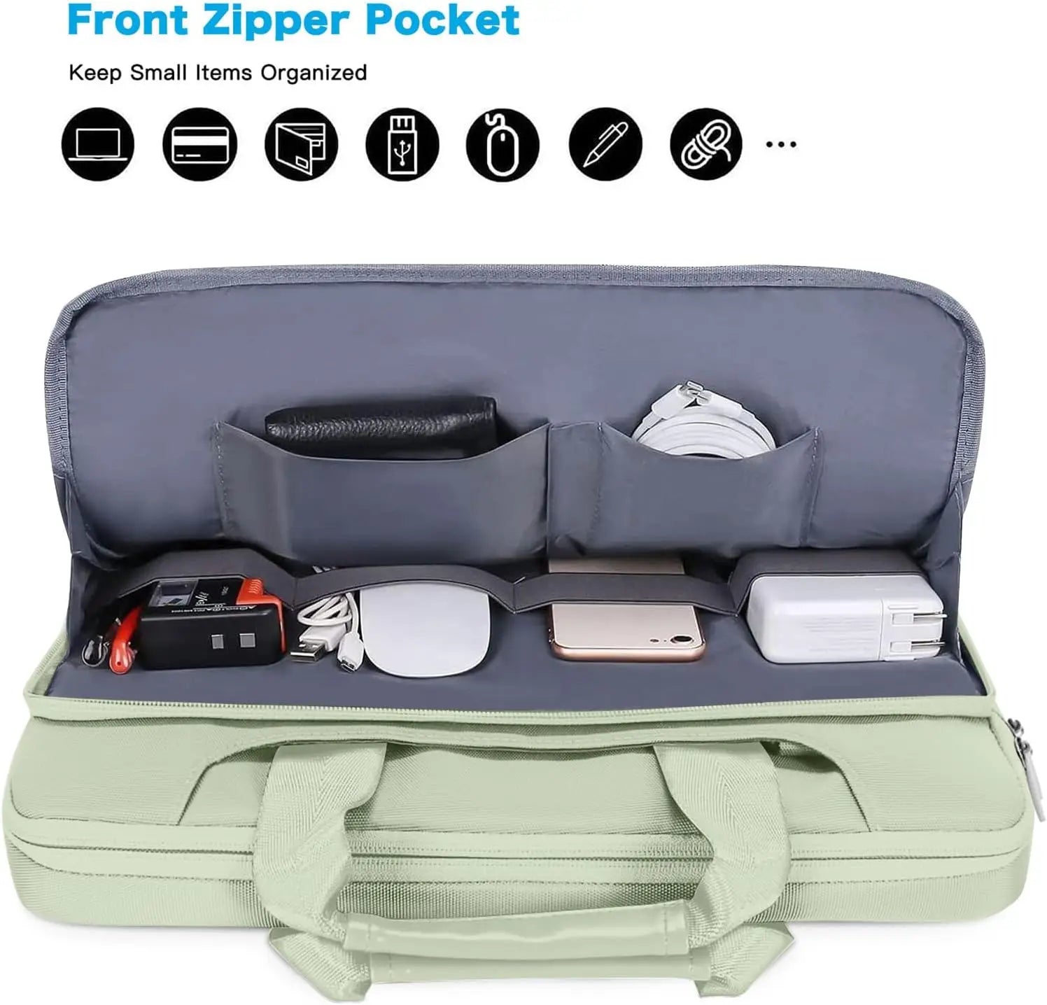 Sacoche Ordinateur Portable Premium 13-17 Pouces - Compatible MacBook Air/Pro M2 M3, HP, Dell, Lenovo