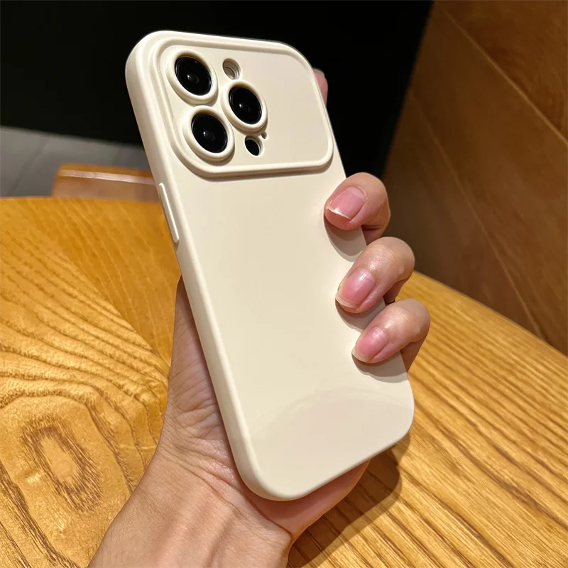 Coque iPhone Silicone Mat Ultra-Fine - Ligne Premium Noir Blanc 16 15 14 13 12 11 Pro Max