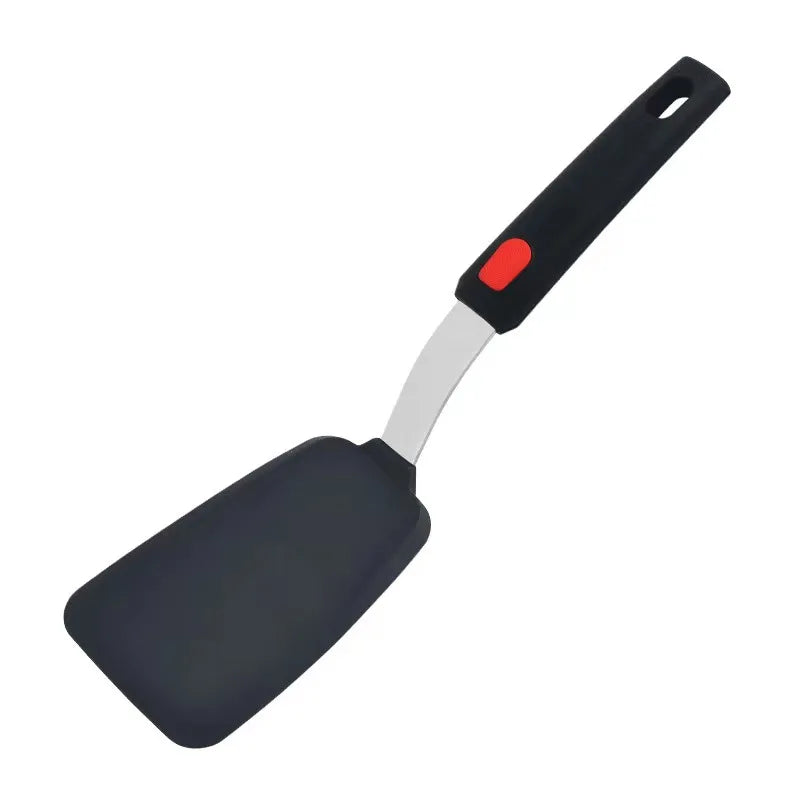 Spatule en Silicone Résistante Haute Température - Manche Acier Inoxydable
