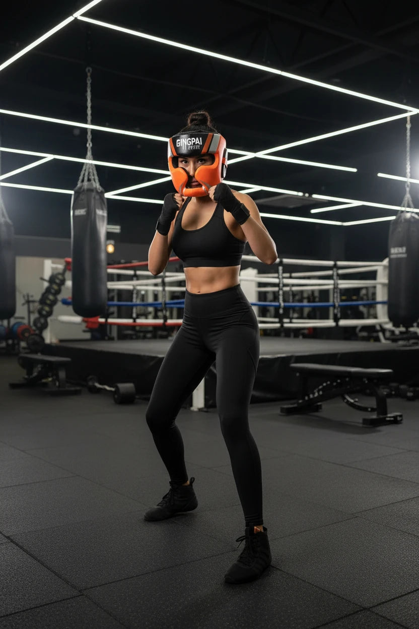 Casque de Boxe Intégral LASTSTAND - Protection Complète Karaté MMA Muay Thai