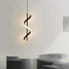Lustre Minimaliste LED Rotatif – Suspension Acrylique Moderne, Chambre & Salon | DUTRIEUX
