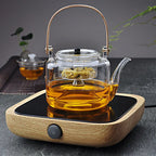 Théière à vapeur en verre
