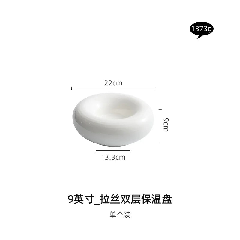 Assiette Blanche Premium - Hôtellerie Haut de Gamme