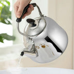 Bouilloire Sifflante Inox 1-2.5L - Induction Gaz Camping Polyvalente