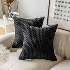 Housse de Coussin Décorative Premium 45x45cm - Jaune Élégant pour Salon & Canapé
