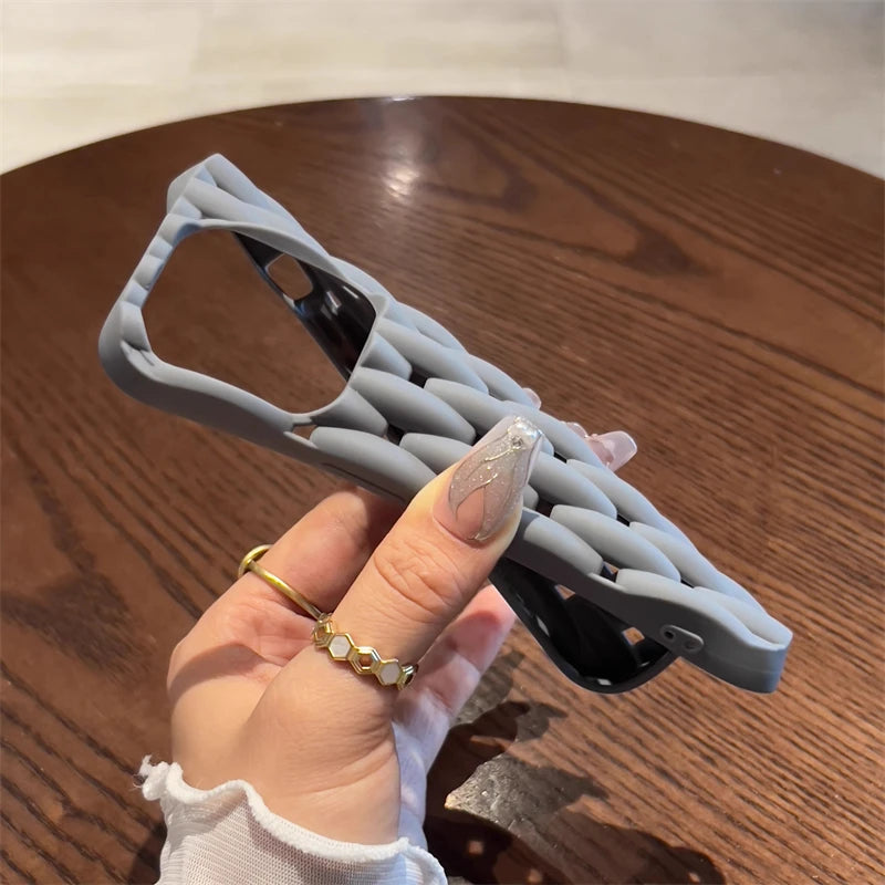 Coque Respirante en Maille 3D pour iPhone - Dissipation Thermique