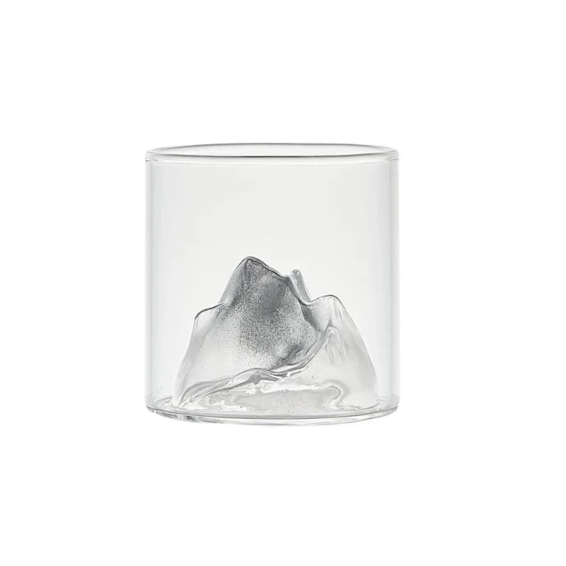Verres à whisky Mont Fuji 3D - Set de 1 à 8 verres relief montagne 170ml
