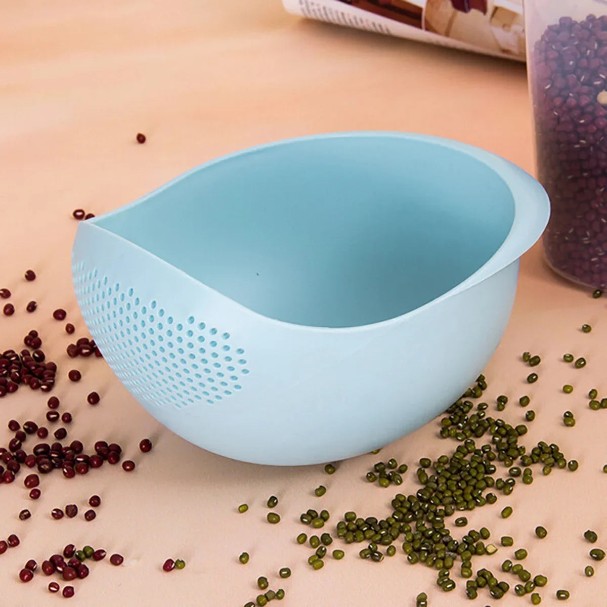 Panier Égouttoir à Fruits avec Poignée - Bol de Lavage Cuisine Multifonction