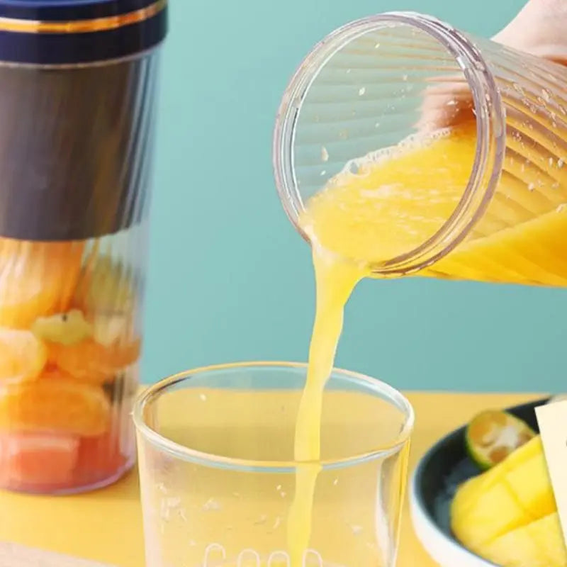 Mini Blender Portable 10 Lames Rechargeable USB - Smoothies et Milkshakes