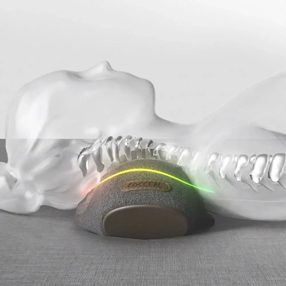 Oreiller Orthopédique Ergonomique Mémoire de Forme - Massage Cervical Anti-Douleur Nuque et Épaules