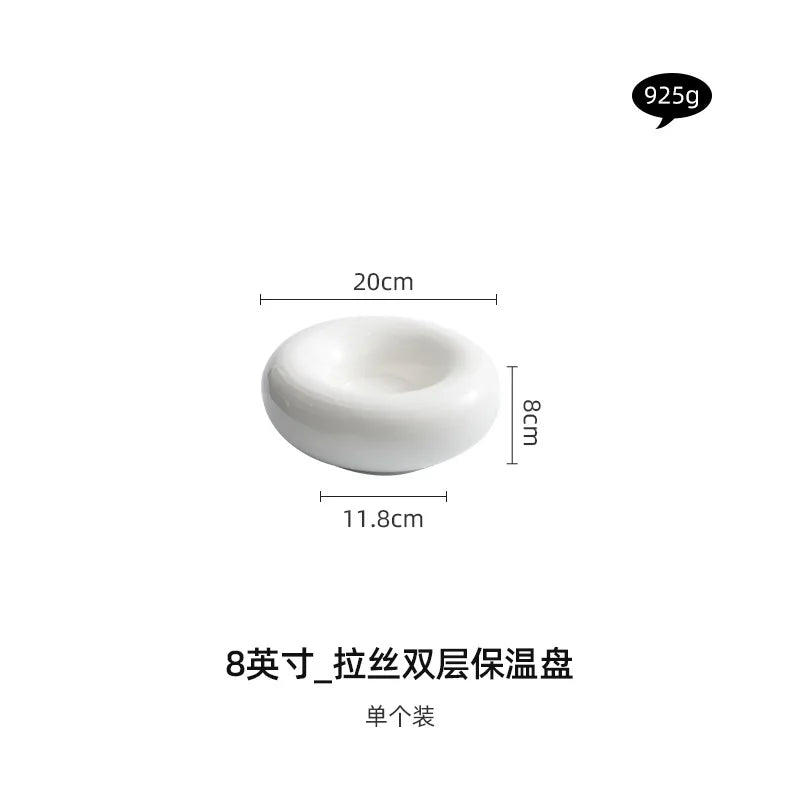 Assiette Blanche Premium - Hôtellerie Haut de Gamme