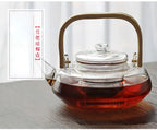 Théière à vapeur en verre