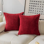 Housse de Coussin Décorative Premium 45x45cm - Jaune Élégant pour Salon & Canapé