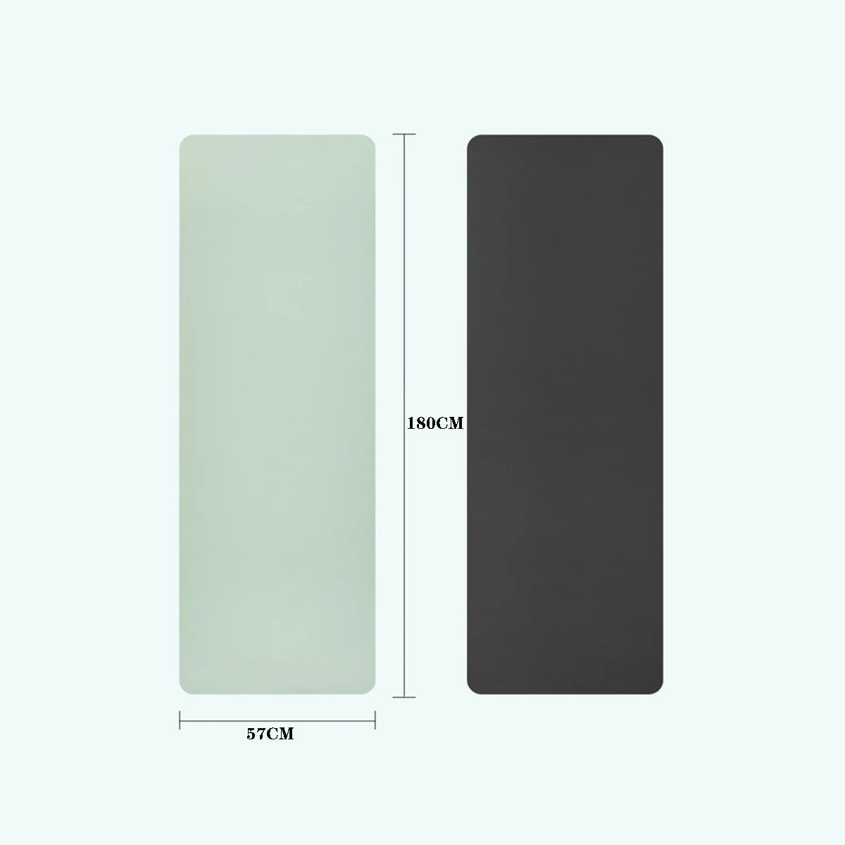 Tapis de Yoga TPE Écologique Antidérapant Double Face avec Sangle - Premium Fitness Pilates