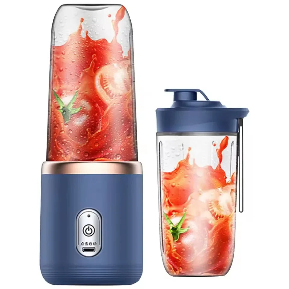 Blender Portable Rechargeable USB 6 Lames - Smoothies et Jus Frais