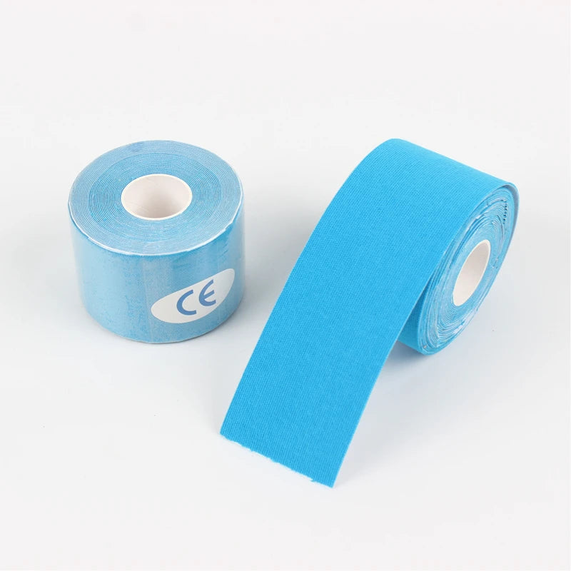 Bande Kinésiologie Élastique Sport 2.5-10cm - K-Tape Muscle Genou Douleur