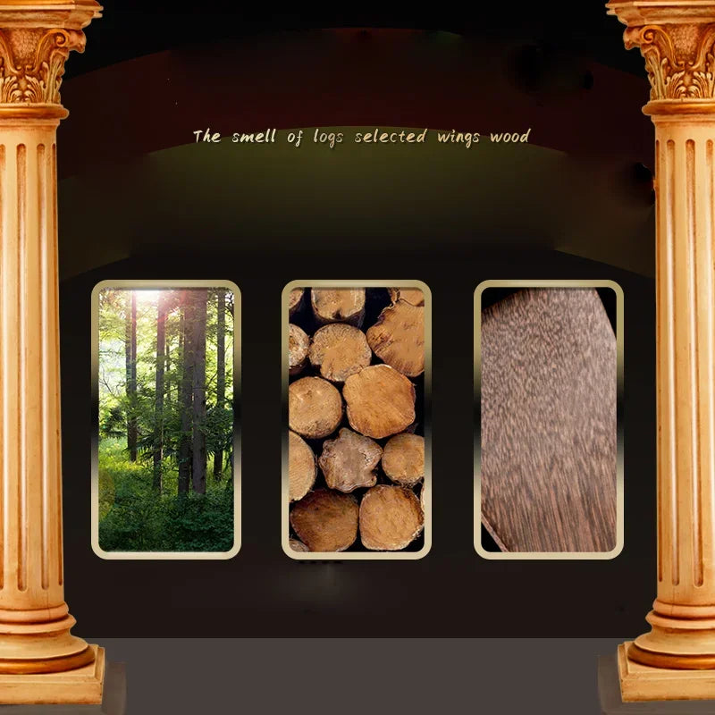 Ensemble d'Ustensiles de Cuisine en Bois Résistants à la Chaleur - 4 Pièces Antiadhésifs