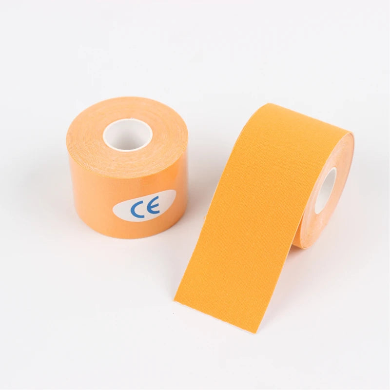 Bande Kinésiologie Élastique Sport 2.5-10cm - K-Tape Muscle Genou Douleur