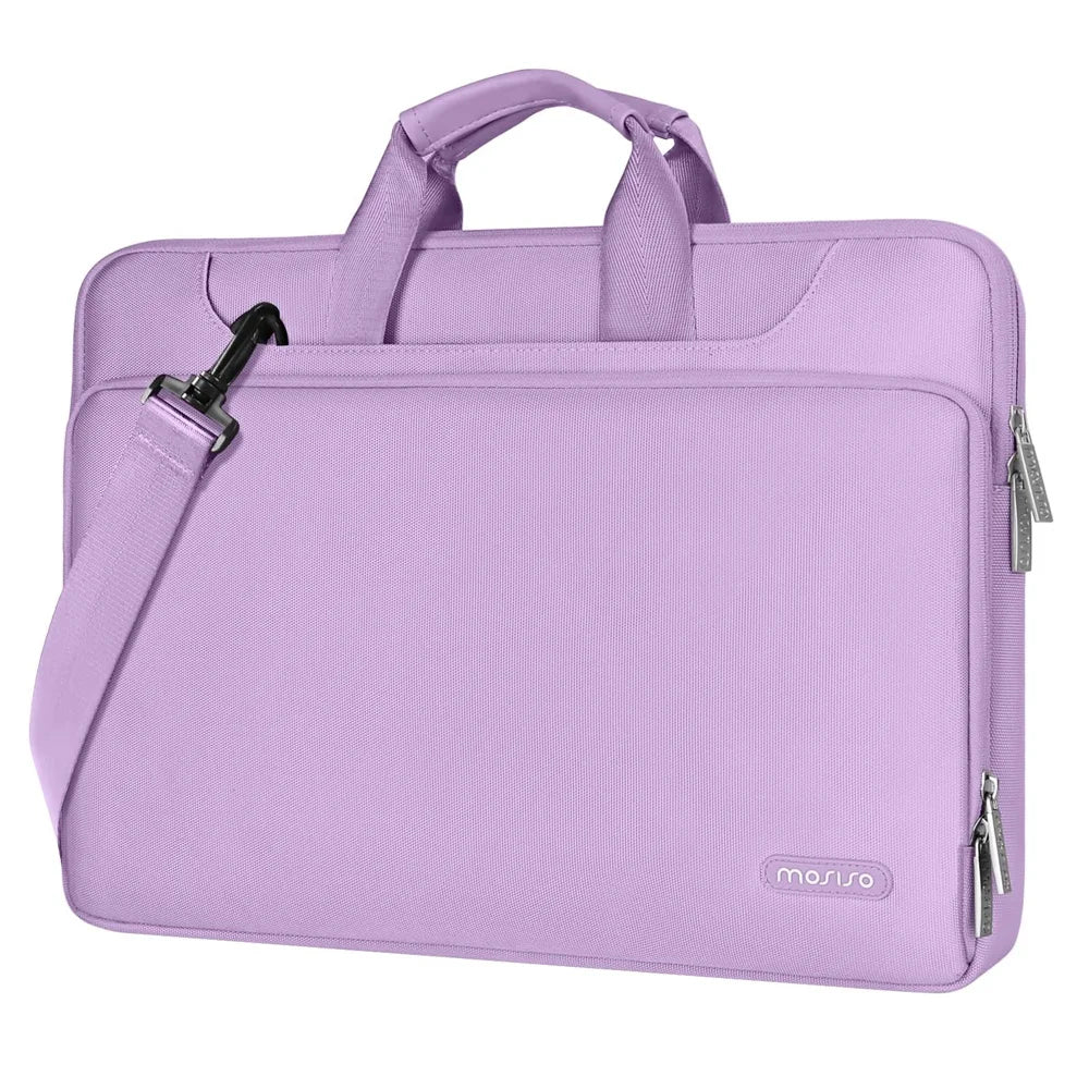 Sacoche Ordinateur Portable Premium 13-17 Pouces - Compatible MacBook Air/Pro M2 M3, HP, Dell, Lenovo