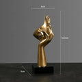 Statue Abstraite en Résine – Sculpture Nordique Penseur, Décoration Bureau & Salon | Art Luxe
