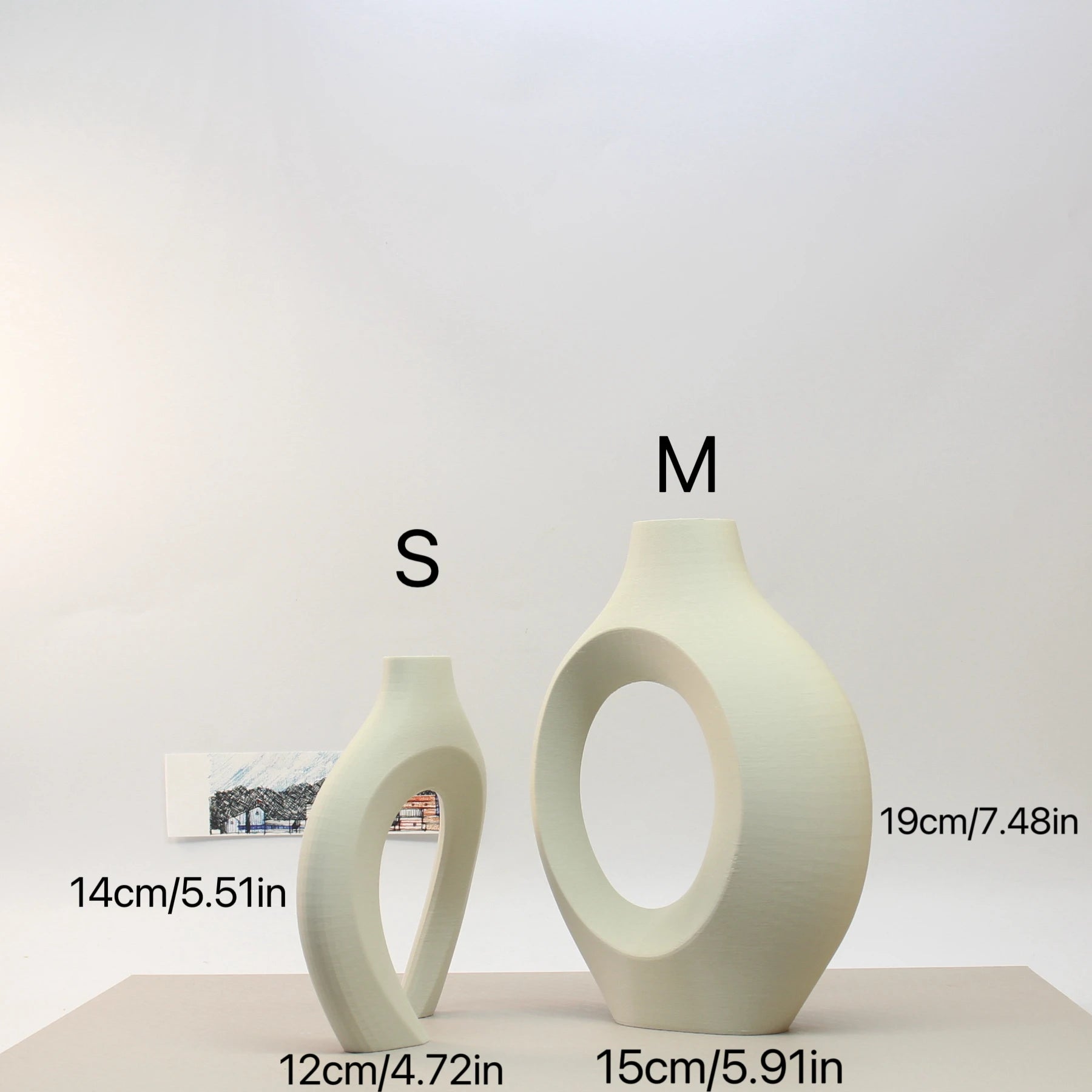 Ensemble de Vases Décoratifs Imprimés 3D – Design Moderne pour Bureau et Entrée