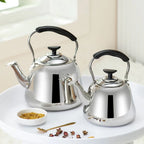 Bouilloire Sifflante Inox 1-2.5L - Induction Gaz Camping Polyvalente