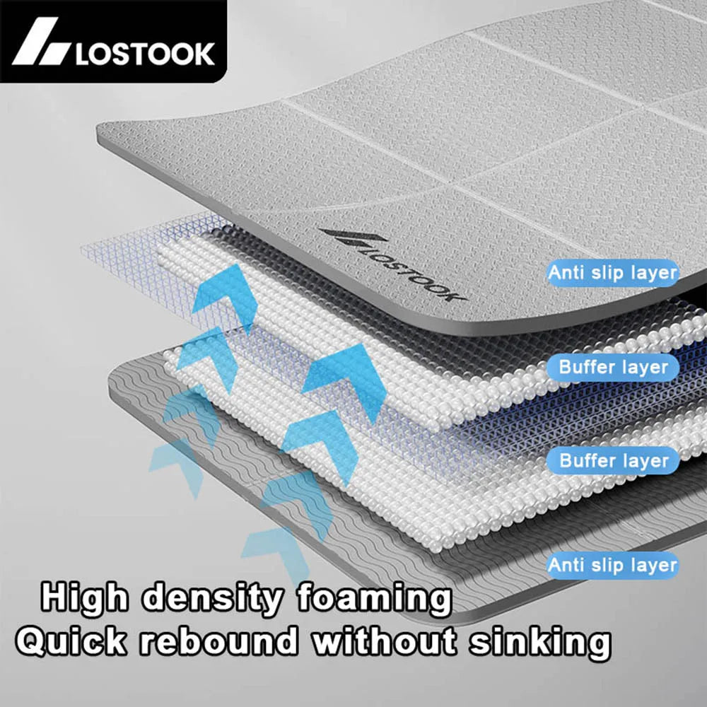 Tapis Yoga Pliable TPE 4mm - 183×61cm Voyage Pilates Portable