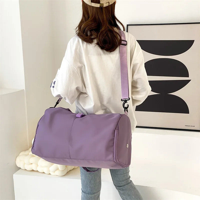 Sac Tapis Yoga Grande Capacité - Sport Fitness Voyage Polyester