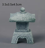 Mini Décoration Zen en Pierre – Paysage Miniature Style Antique, Idéal Bureau & Cérémonie du Thé