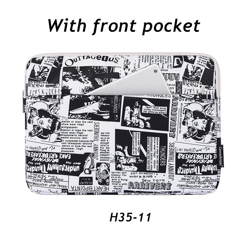 Branded Laptop Bag for Men and Women, Waterproof Case for Macbook Air Pro M1, Shockproof, 12, 13.3, 14, 15.6, 16 Inch
